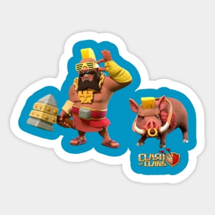 Super Hog Rider - Clash of Clans Sticker